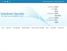 Tablet Screenshot of endodontic.net